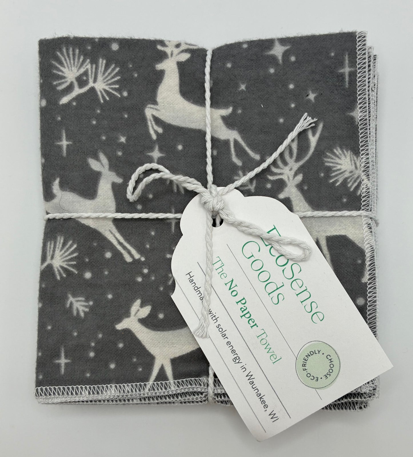 Holiday No Paper Towels- Set of 6
