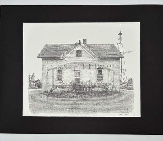 Abandoned Farmhouse - White Fish Dunes 11 x 14 Print