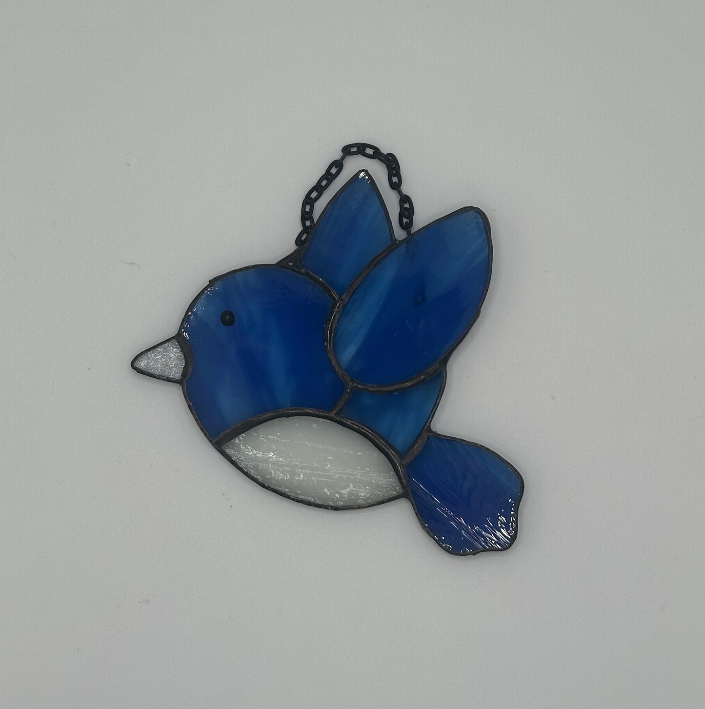 Stained Glass Birds Hanging