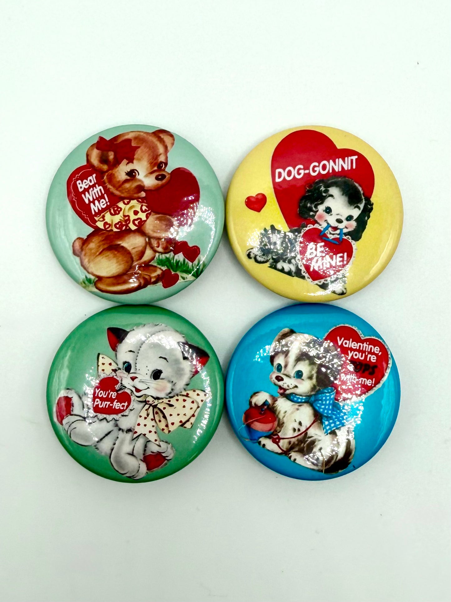 Valentine Button Pins