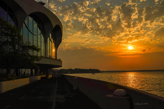 Monona Terrace East Sunrise Reflection