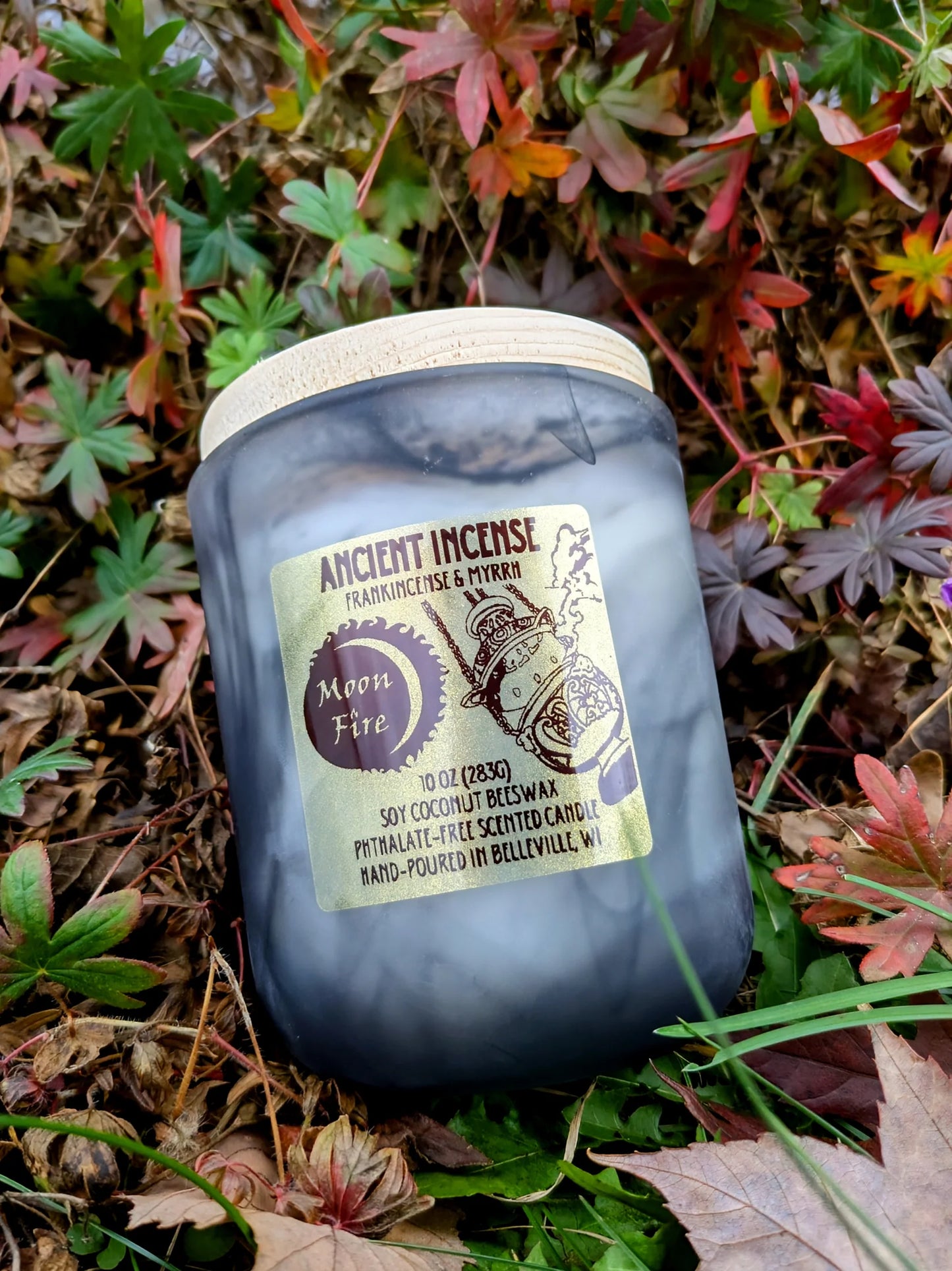 Ancient Incense Wood Wick Candle - 10 oz