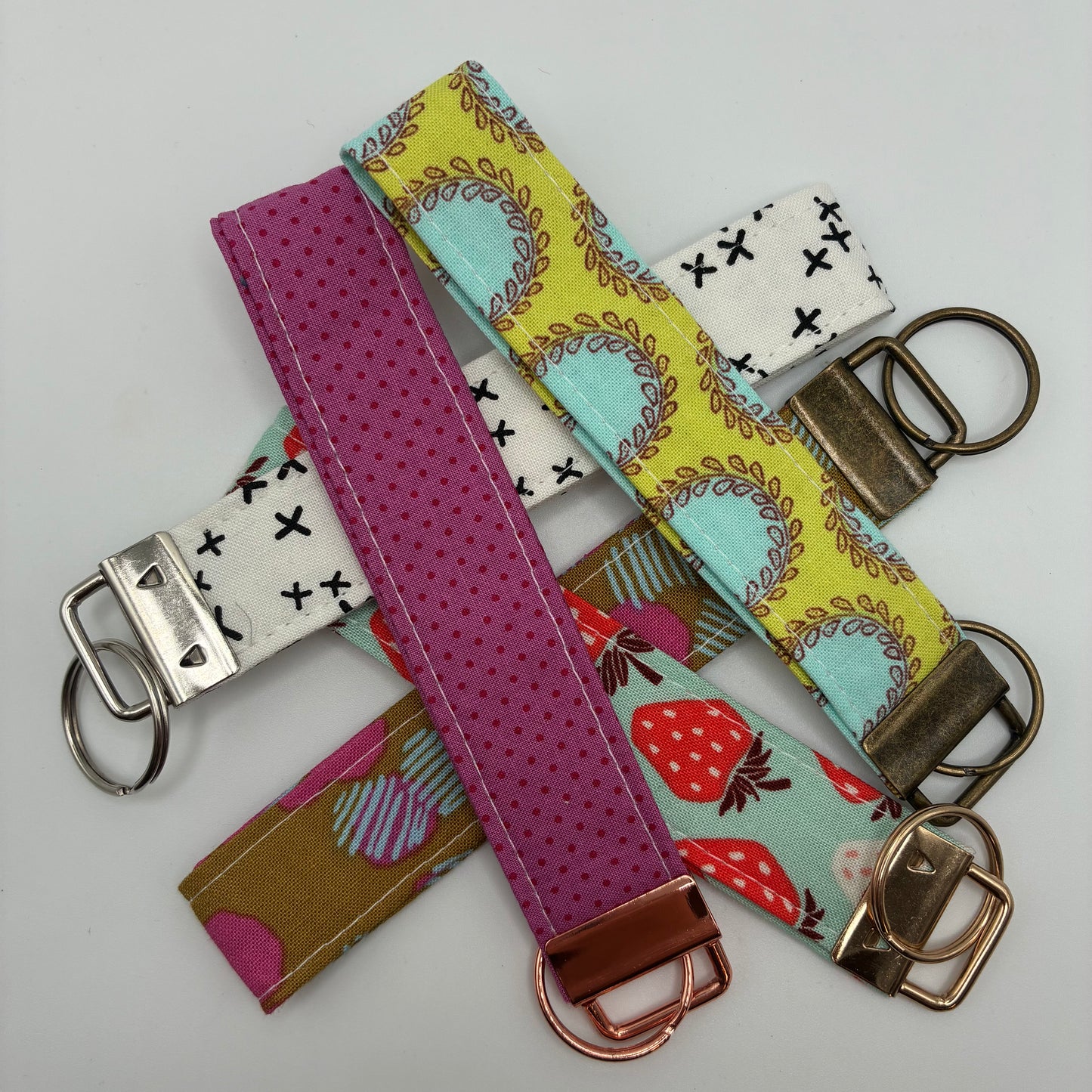 Tinker & Spool Fabric keychain