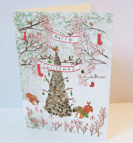 'Acorn Tree' Christmas Card - The Regal Find