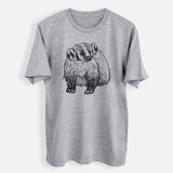 American Badger - Taxidea taxus - Mens Everyday Staple Tee: Athletic Heather / Small - The Regal Find