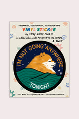 Anywhere Tonight Vinyl Sticker - The Regal Find