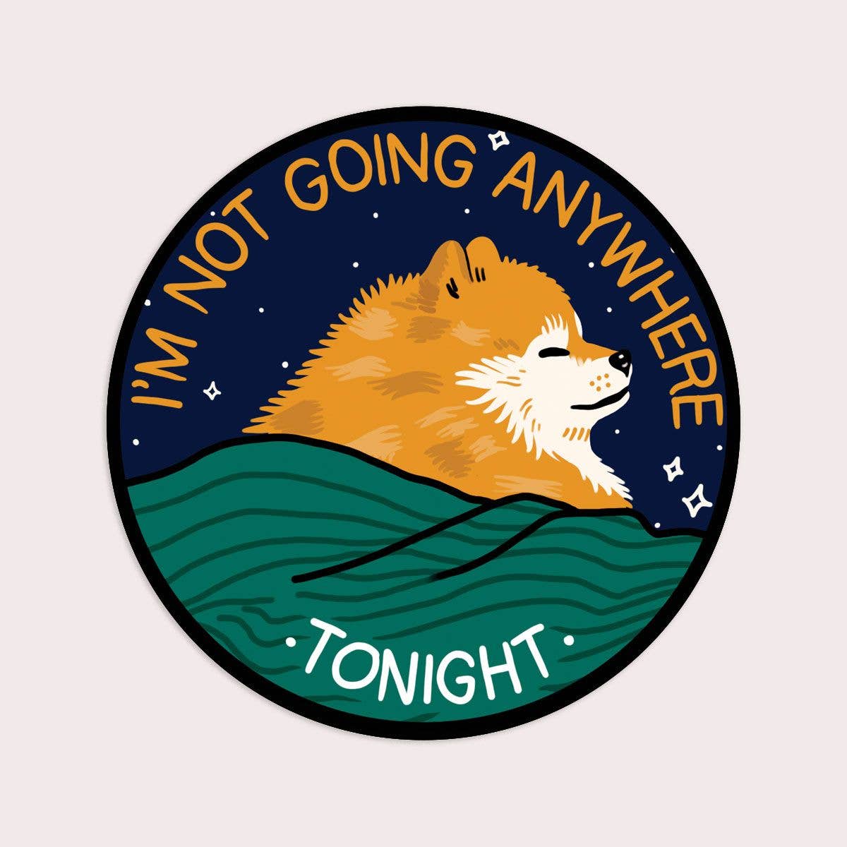 Anywhere Tonight Vinyl Sticker - The Regal Find