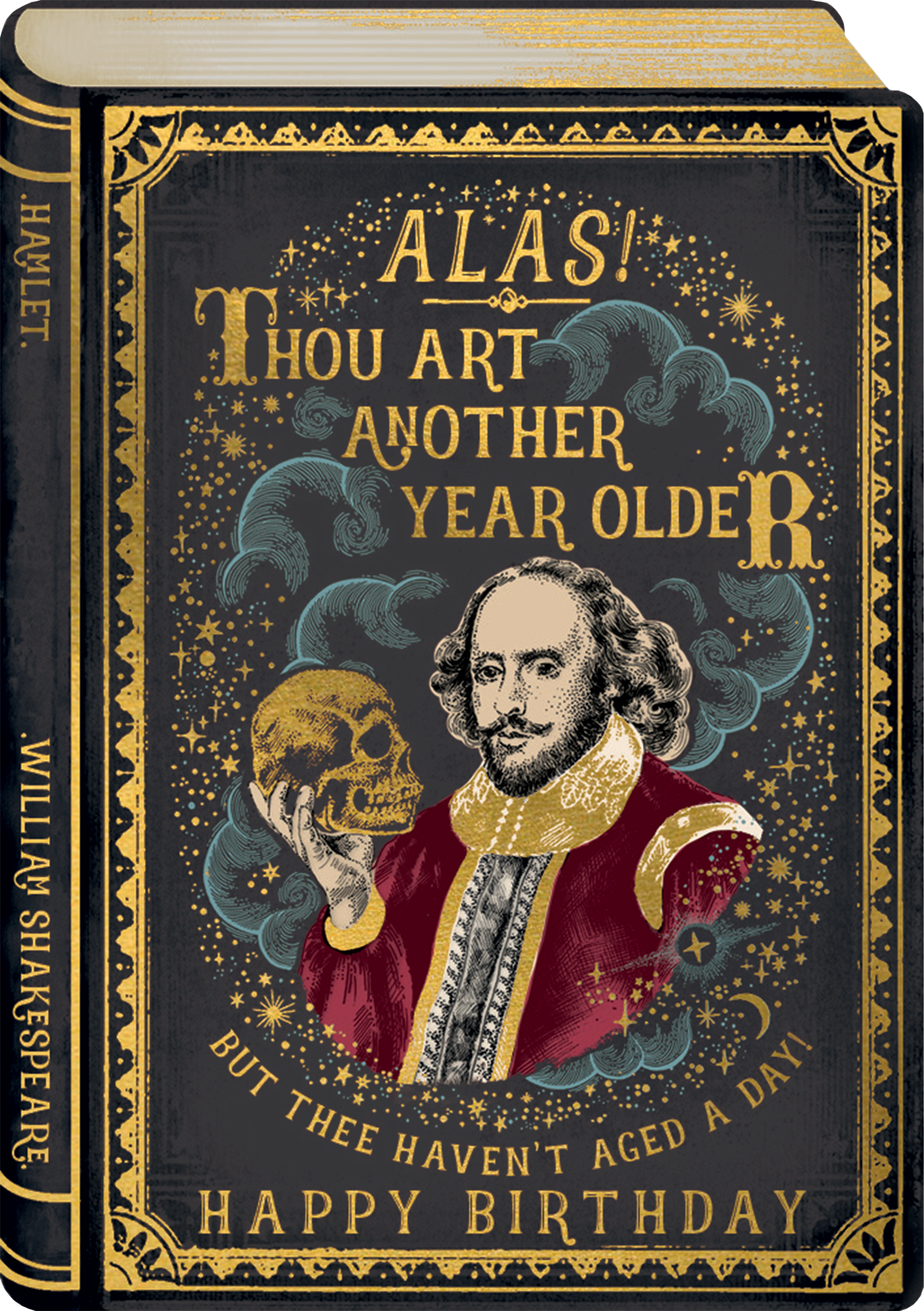 STORYBOOK HAMLET BIRTHDAY GREETING CARD THE ART FILE