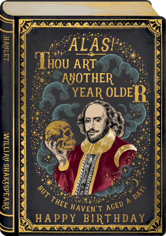 STORYBOOK HAMLET BIRTHDAY GREETING CARD THE ART FILE