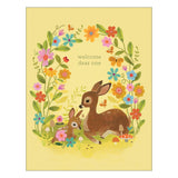 Baby Deer New Baby Card: Card with Envelope and Cello Jacket - The Regal Find