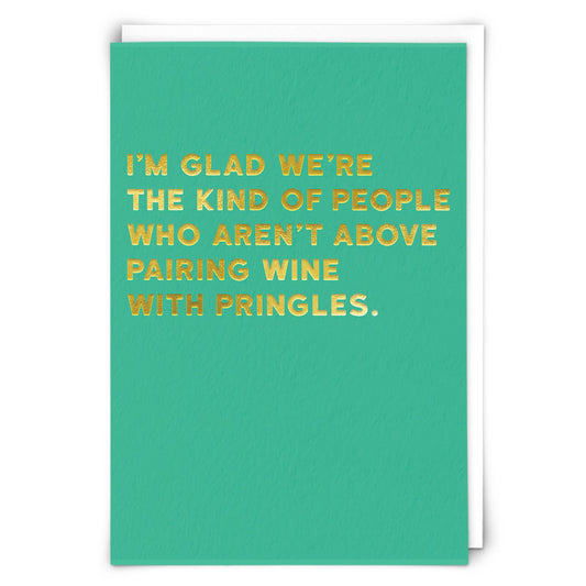 Pringles Greeting Card