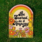 Be Scared. Do It Anyway. - Retro Encouragement Card - The Regal Find