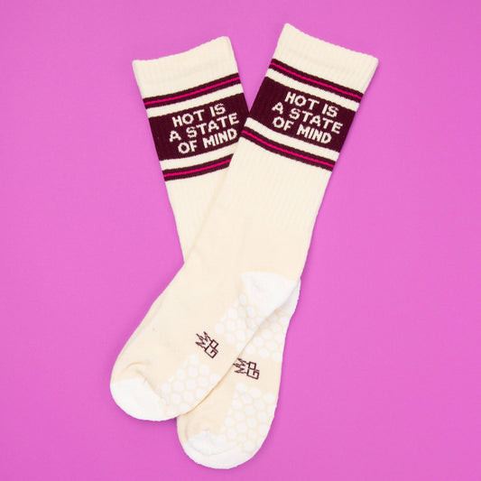 Hot Is A State Of Mind Grip Socks