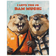 Beaver Love Card - The Regal Find