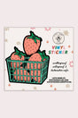 Berry Basket Vinyl Sticker - The Regal Find