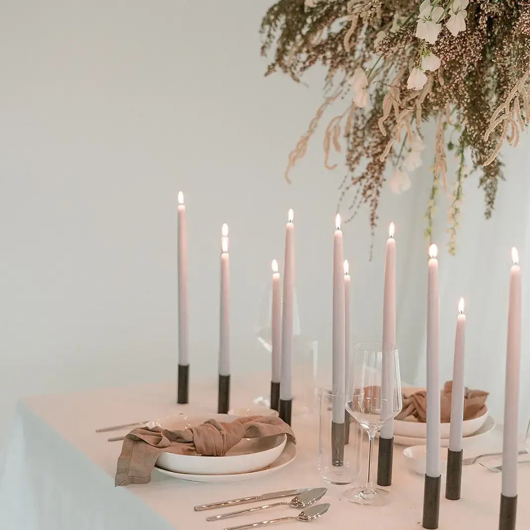 Bluebell | Dipped Beeswax Taper Candles | All Natural: 10 Inch - The Regal Find