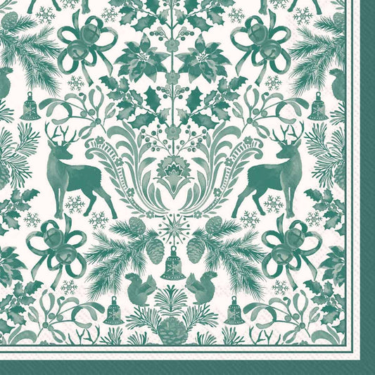 Paper Cocktail Napkins 20 Ct Brimsley Green Christmas