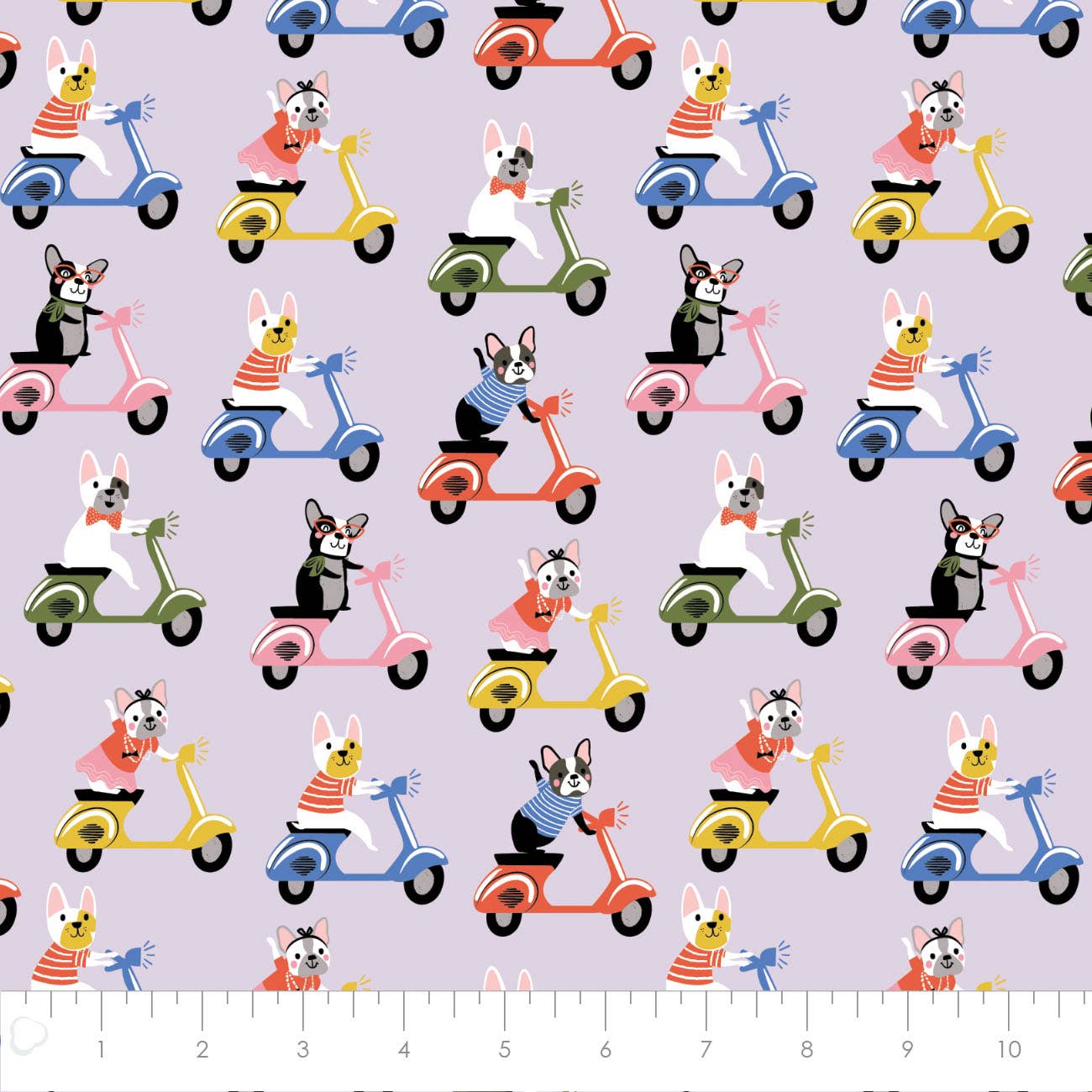 Pawsomely Posh Flannel: Light Purple