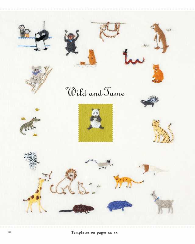 Collection of illustrated animals with 'Wild and tame' text on a white background