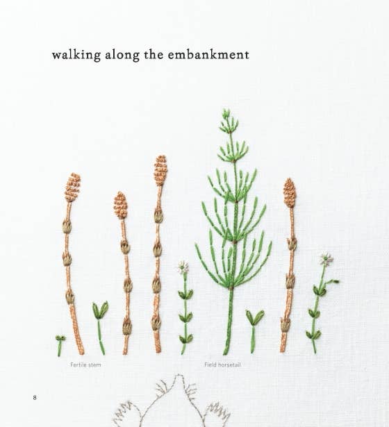 Embroidered Wild Flowers