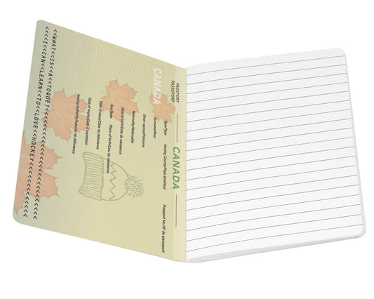 Canadian Passport Notebook - The Regal Find
