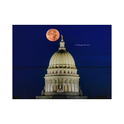 Capitol Dome with Full Moon - The Regal Find