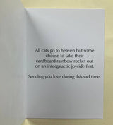 Cat Condolence Card - The Regal Find