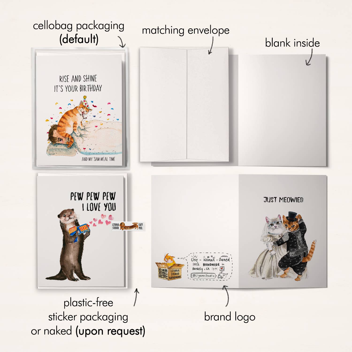 Cat Loaf You - Funny Valentines Day Card - The Regal Find