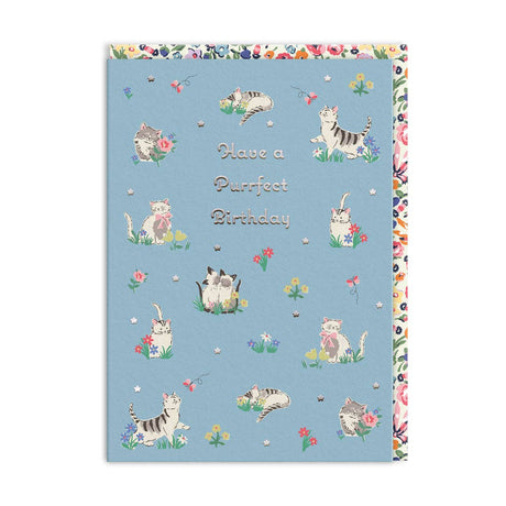 Cath Kidston Purrfect Kittens Birthday Card (11501) - The Regal Find