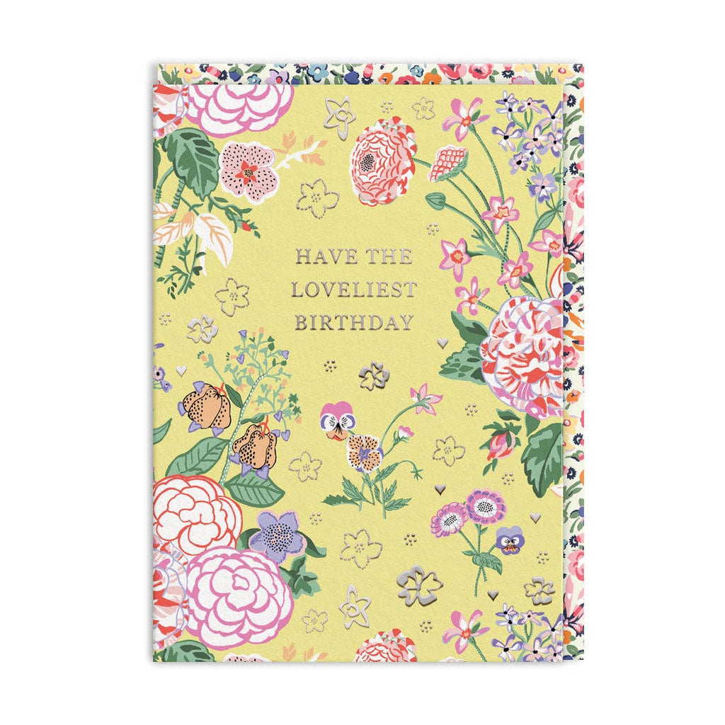 Cath Kidston Yellow Posy Birthday Card (11511) - The Regal Find