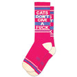 Cats Don't Give A Fuck Gym Crew Socks - The Regal Find