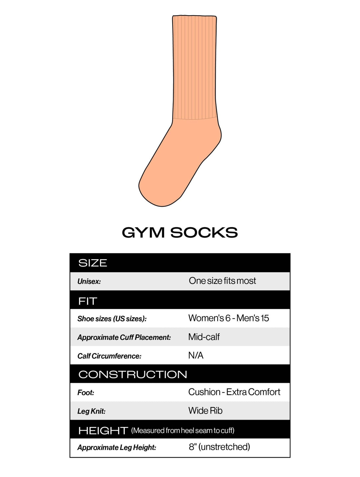 Cats Don't Give A Fuck Gym Crew Socks - The Regal Find