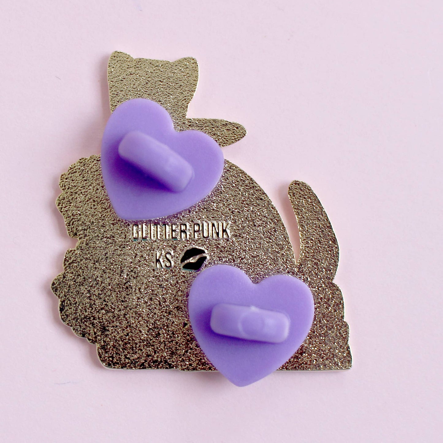 Crime Reader Cat Enamel Pin