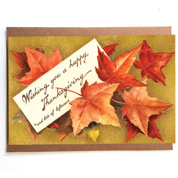 Cute Thanksgiving Card; Wishing You A Happy Thanksgiving and - The Regal Find