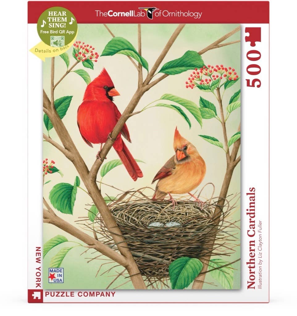 Northern Cardinals - 500 Piece Jigsaw Puzzle