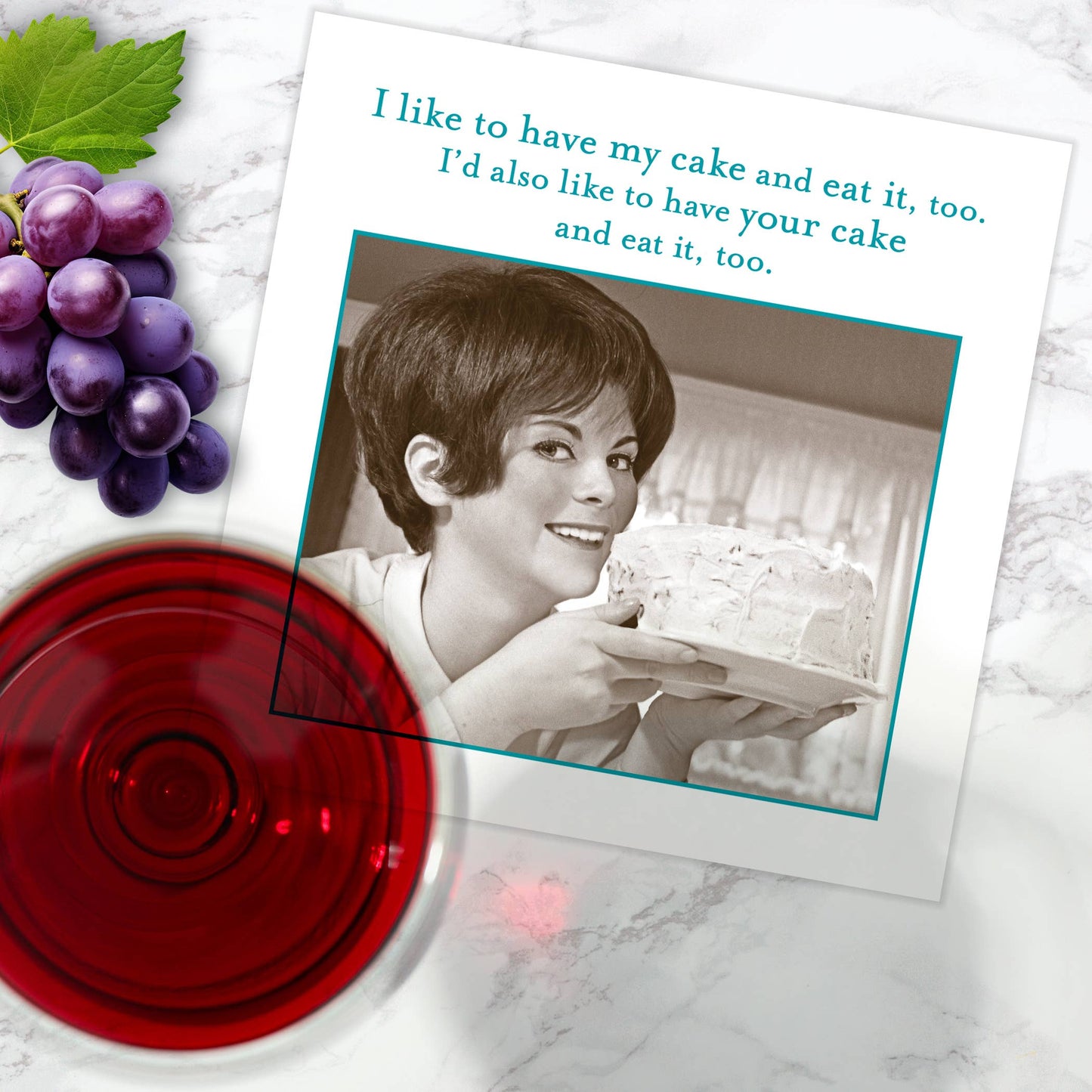 Cake & Eat It Too Beverage Napkin