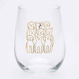 Dog Stemless Wine Glass - The Regal Find