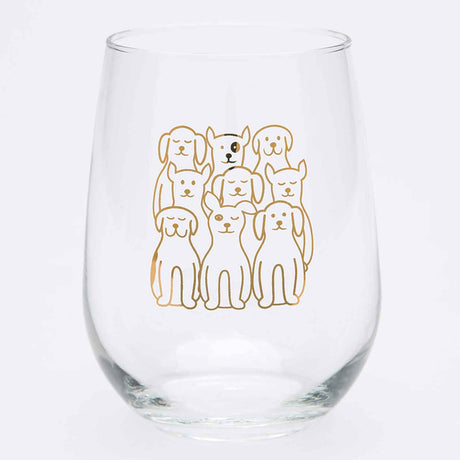 Dog Stemless Wine Glass - The Regal Find