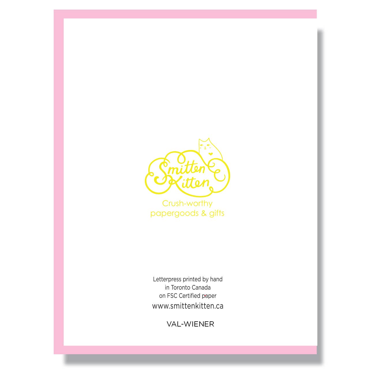 My Wiener Happy Valentine's Day Card