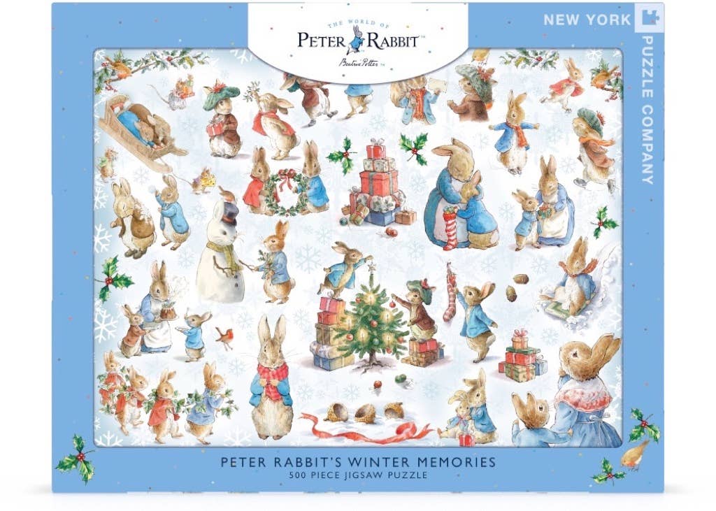 Peter Rabbit's Winter Memories - 500 Piece Jigsaw Puzzle