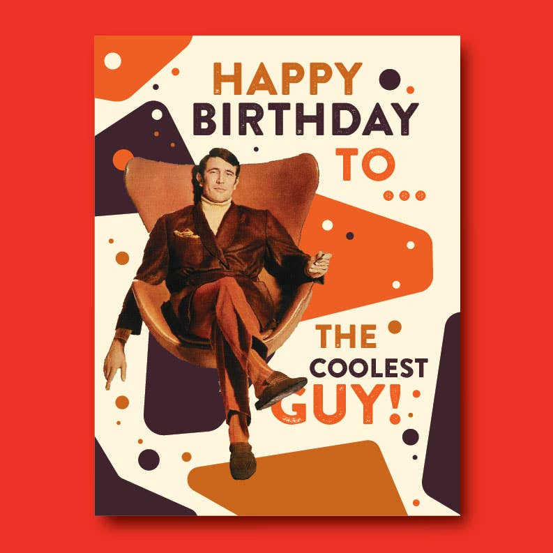 COOLEST GUY birthday card V2