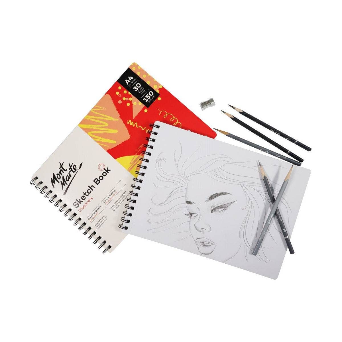 Sketch Book Discovery A4 (8.3 x 11.7in) 30 Sheets 150gsm