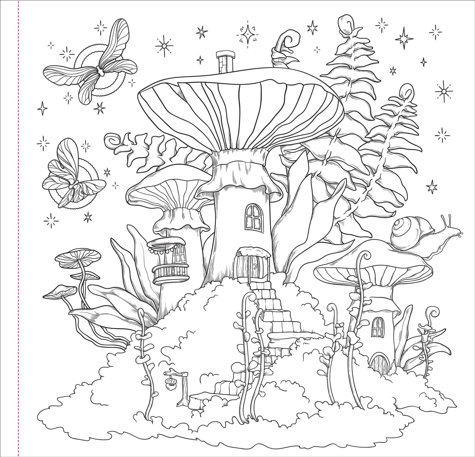 Enchanted Kingdom Adult Coloring Book - The Regal Find