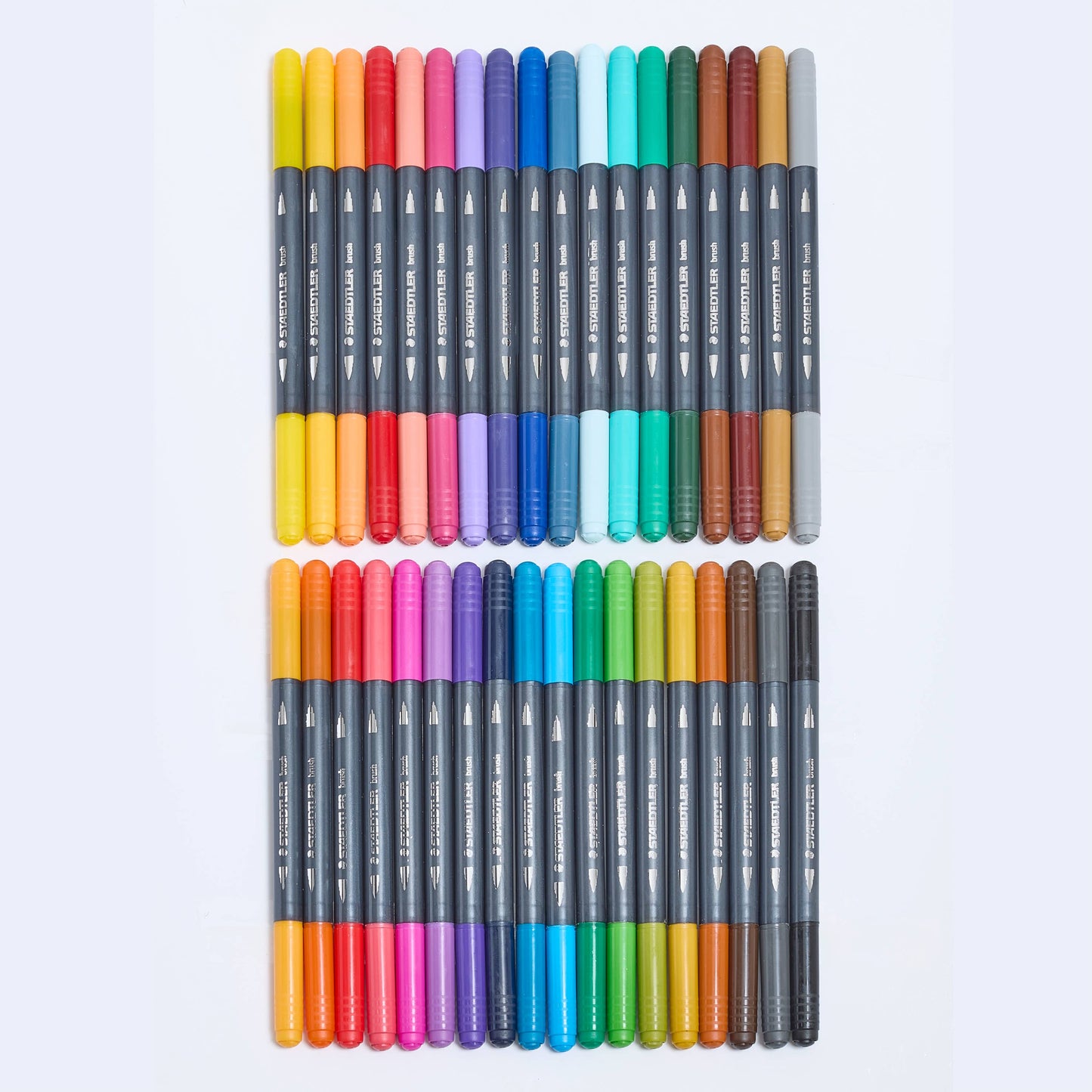 STAEDTLER Double-ended Watercolor Brush Pens, 36 Count