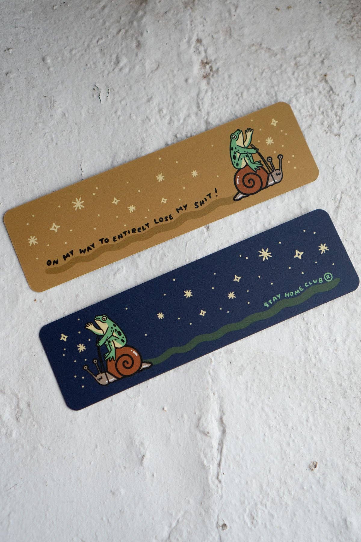 Lose my Shit Bookmark | Snail Frog  Two Sided Bookmark