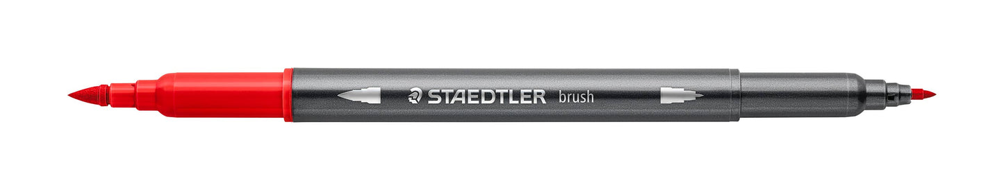 STAEDTLER Double-ended Watercolor Brush Pens, 36 Count