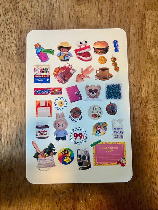 Retro Y2K Sticker Sheet: Vol. 2