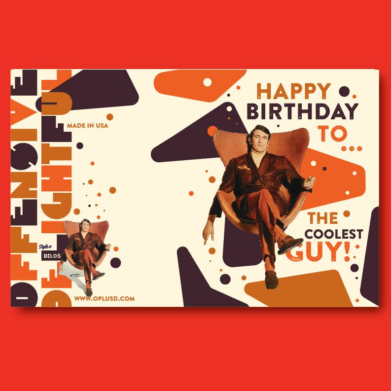 COOLEST GUY birthday card V2