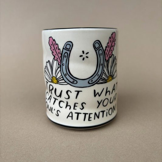 Trust Soul Spark Cup - Large Ceramic Mug
