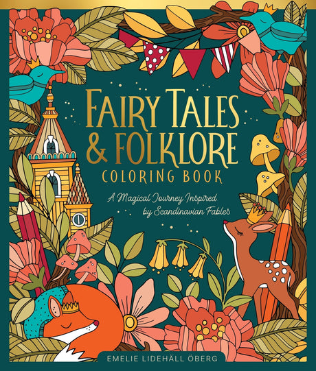 Fairy Tales & Folklore Coloring Book - The Regal Find